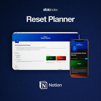StoicIndex Notion Reset Planner