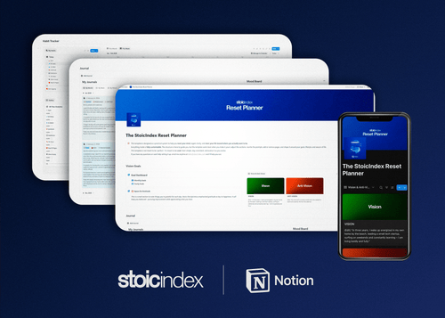 StoicIndex Notion Reset Planner
